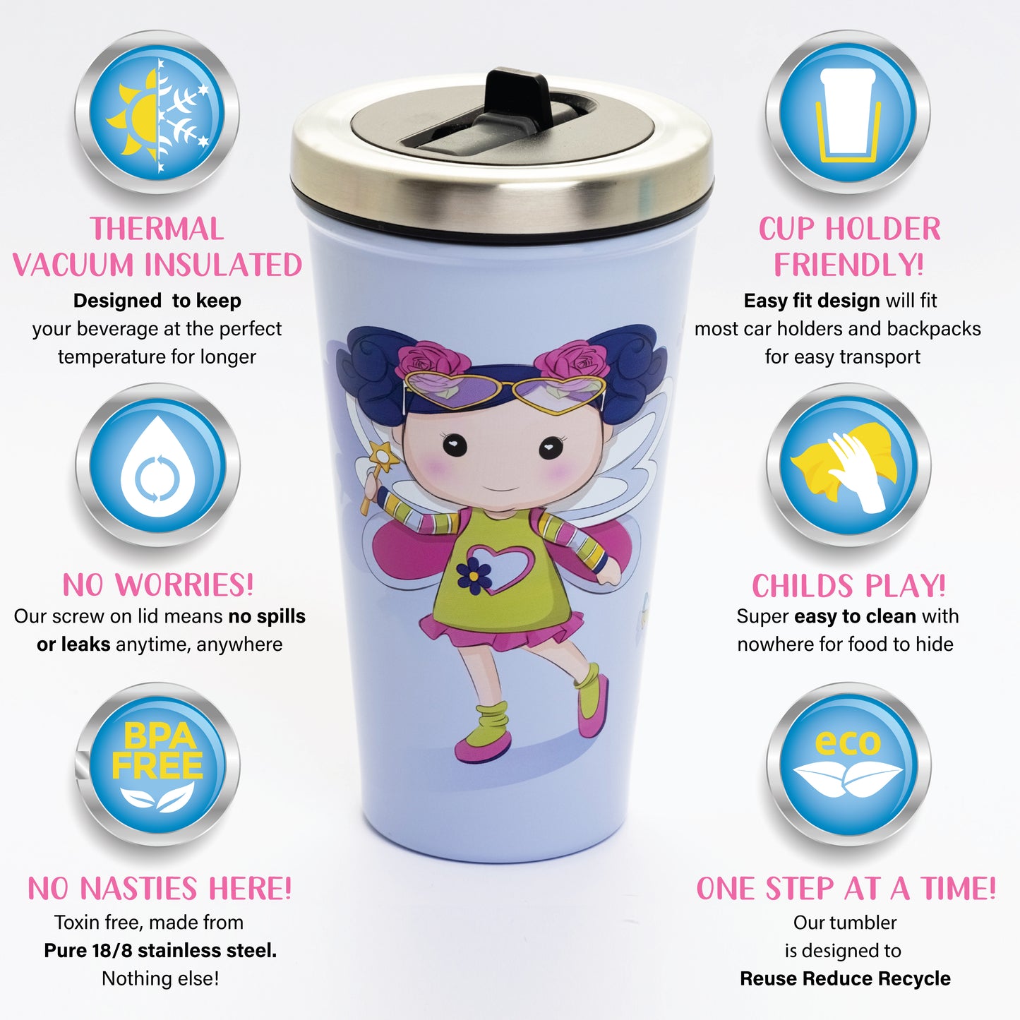 Fairy Smoothie Tumbler